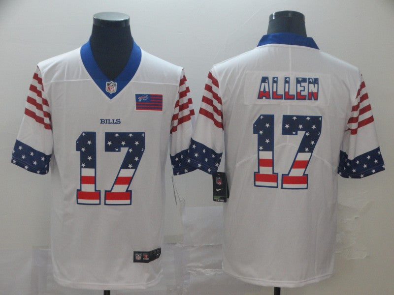 Josh Allen Buffalo Bills white Limited jersey
