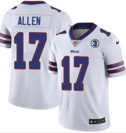 Josh Allen Buffalo Bills white Vapor jersey