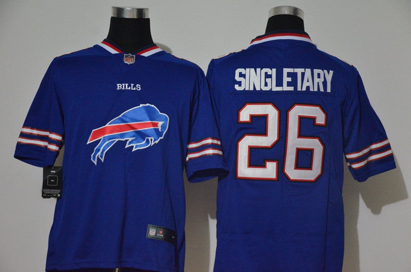 Devin Singletary Buffalo Bills royal Vapor jersey