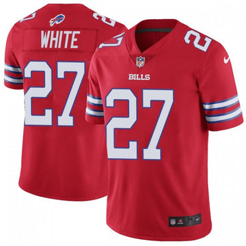 Tredavious White Buffalo Bills red Vapor jersey