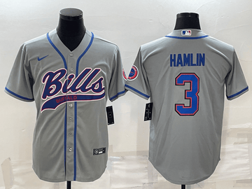 Damar Hamlin Buffalo Bills grey jersey