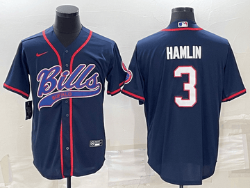 Damar Hamlin Buffalo Bills navy jersey