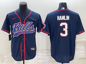 Damar Hamlin Buffalo Bills navy jersey