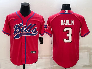 Damar Hamlin Buffalo Bills red jersey