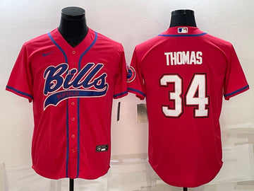 Thurman Thomas Buffalo Bills red jersey