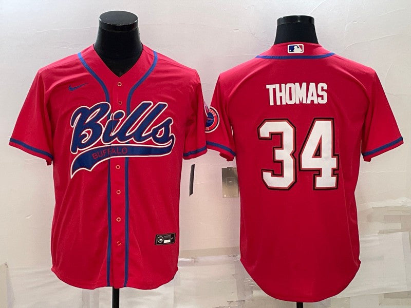 Thurman Thomas Buffalo Bills red jersey