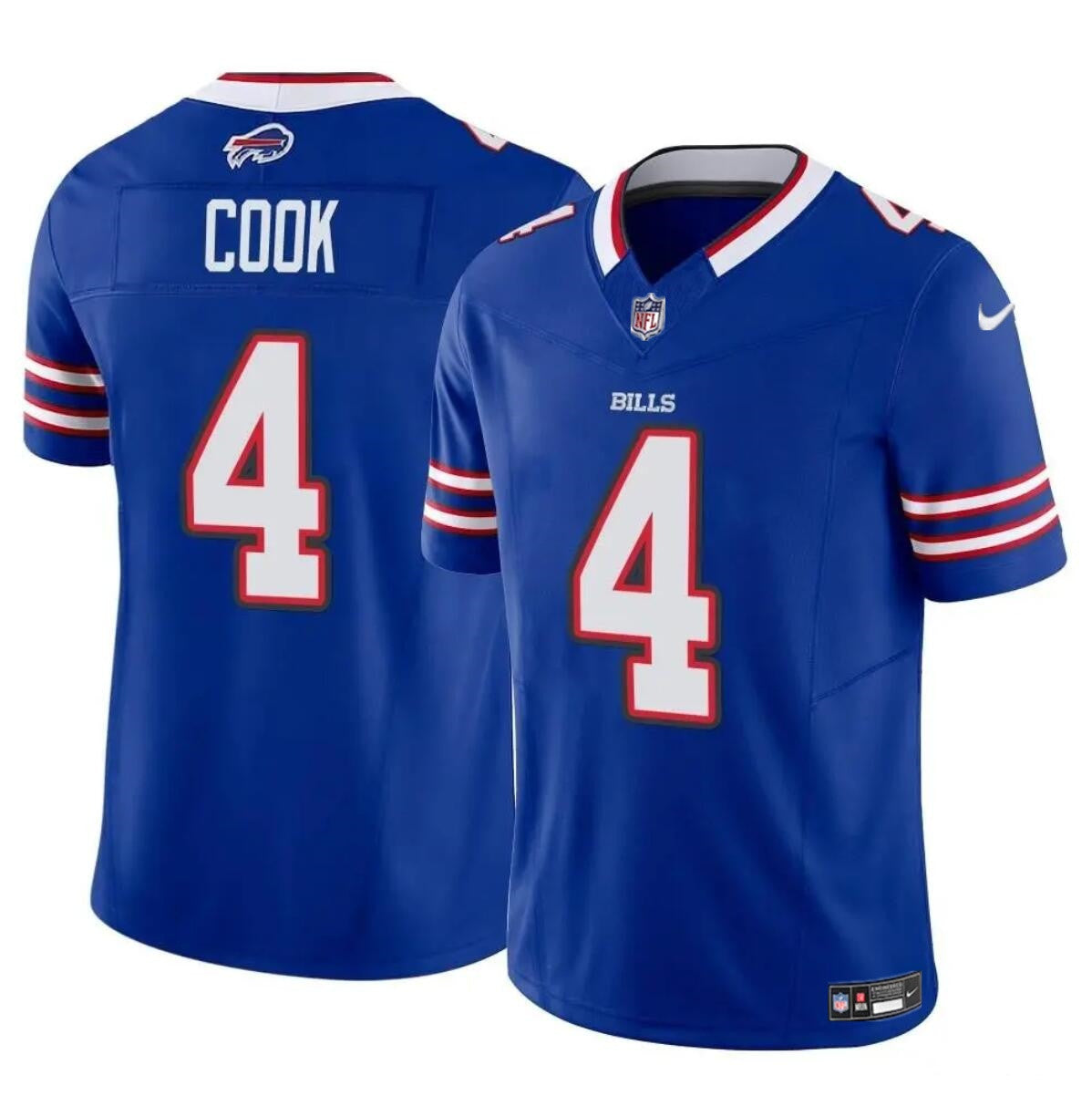 James Cook Buffalo Bills blue Untouchable jersey