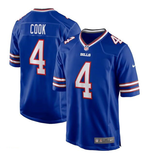 James Cook Buffalo Bills blue Game jersey