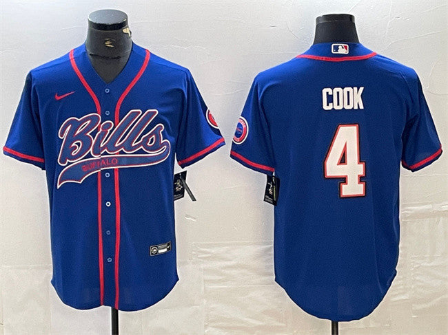 James Cook Buffalo Bills blue jersey