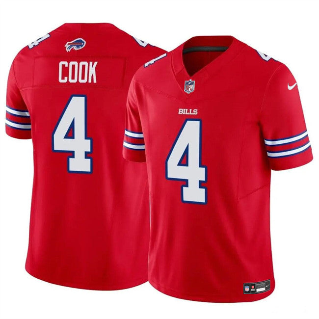 James Cook Buffalo Bills red Untouchable jersey