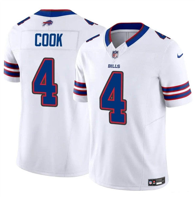James Cook Buffalo Bills white Untouchable jersey