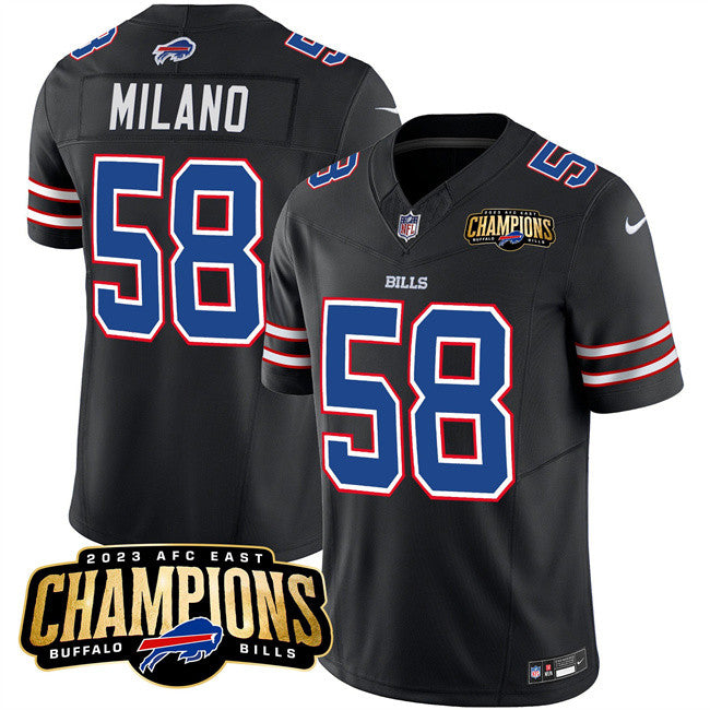 Matt Milano Buffalo Bills black jersey