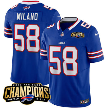 Matt Milano Buffalo Bills blue jersey