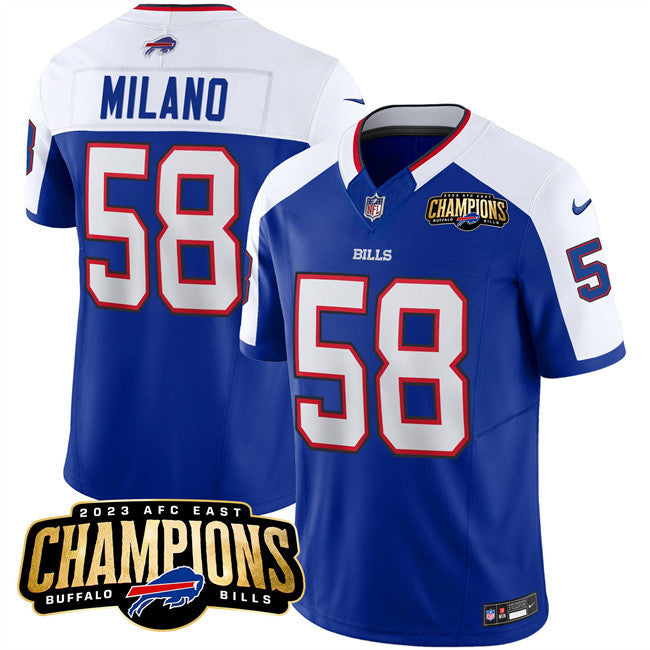 Matt Milano Buffalo Bills blue jersey