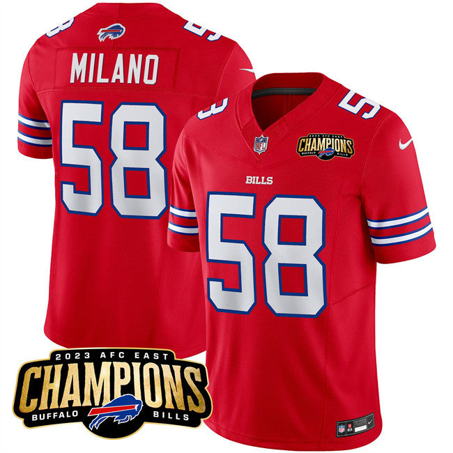 Matt Milano Buffalo Bills red jersey