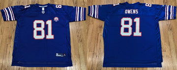 Terrell Owens Buffalo Bills blue jersey