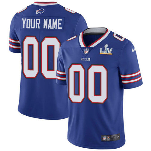 Custom Buffalo Bills blue Limited jersey