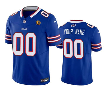 Custom Buffalo Bills blue Vapor jersey