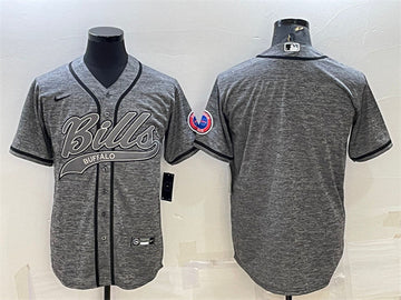 Custom Buffalo Bills gray jersey