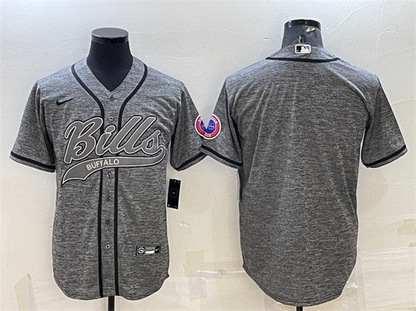 Custom Buffalo Bills gray jersey