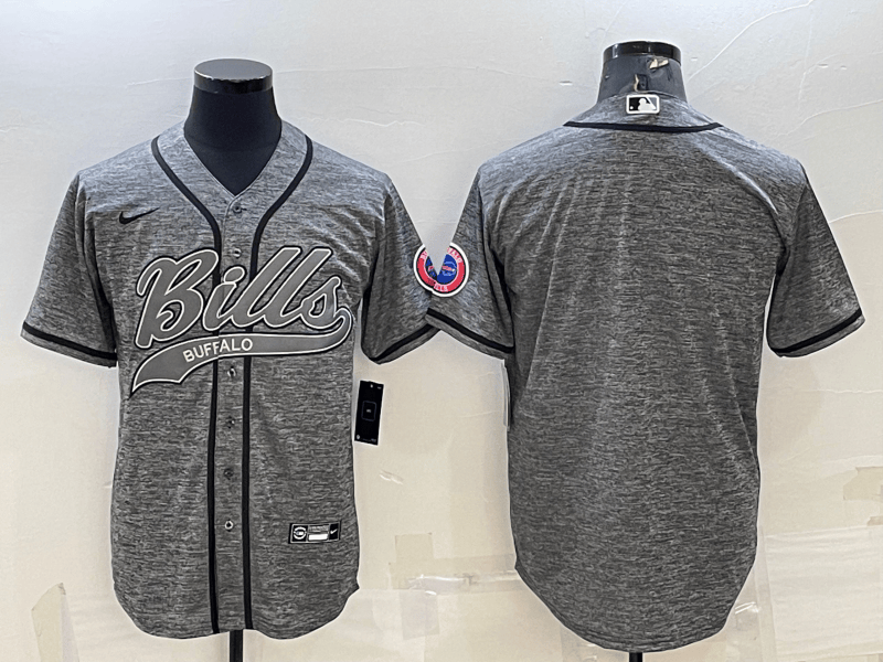 Custom Buffalo Bills grey jersey