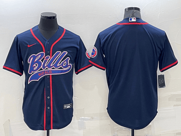 Custom Buffalo Bills navy jersey