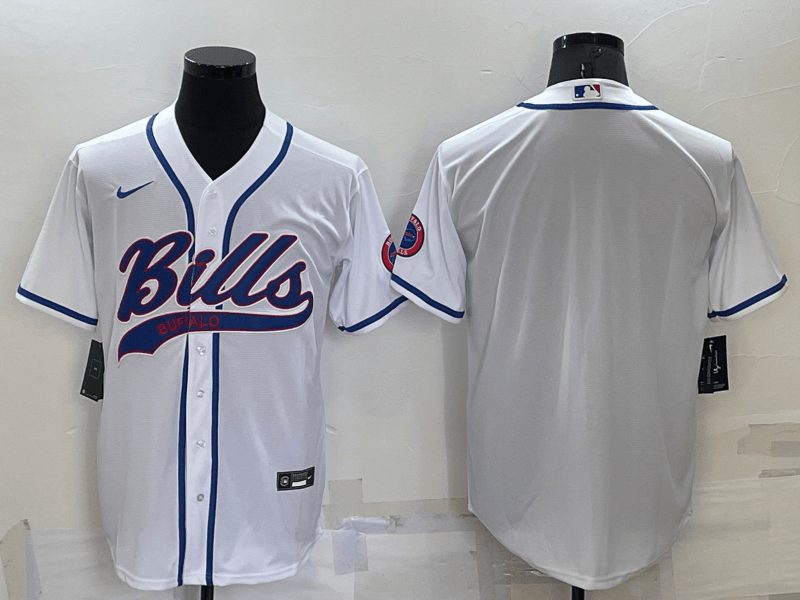 Custom Buffalo Bills white jersey