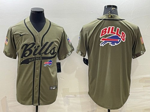 Buffalo Bills olive Salute To Service jersey