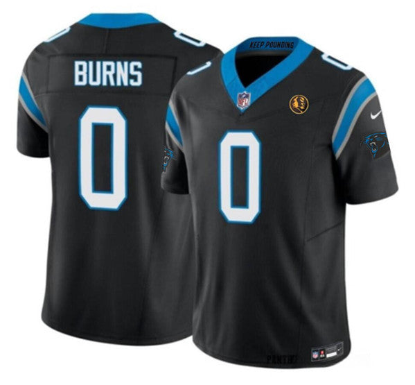 Brian Burns Carolina Panthers black Vapor jersey