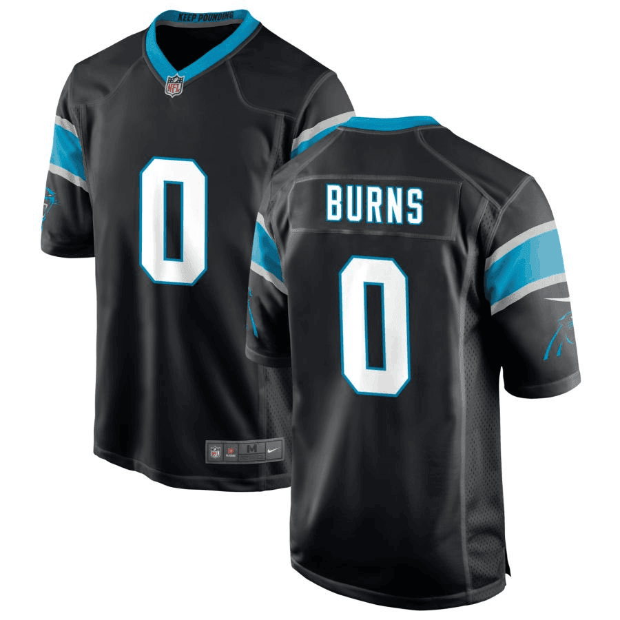 Brian Burns Carolina Panthers black Game jersey