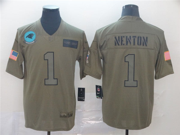Cam Newton Carolina Panthers camo Salute To Service jersey