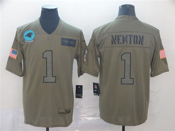 Cam Newton Carolina Panthers camo Salute To Service jersey