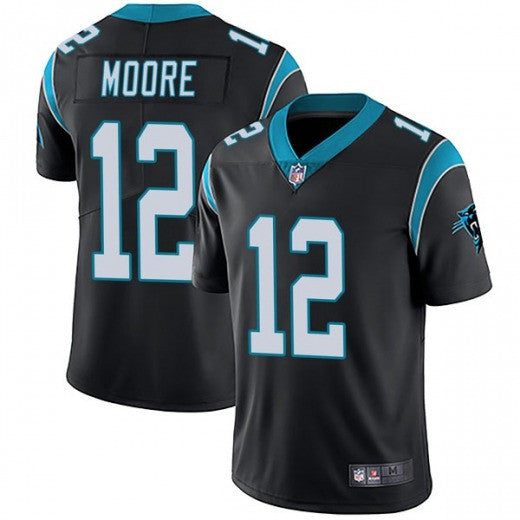 DJ Moore Carolina Panthers black Vapor jersey