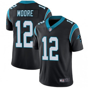 DJ Moore Carolina Panthers black Vapor jersey