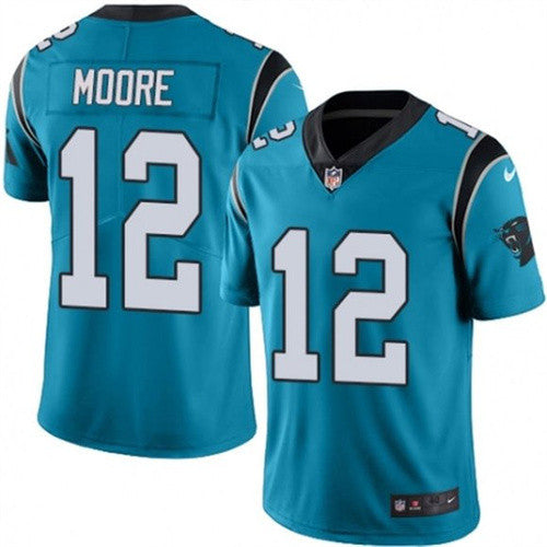 D.J Moore Carolina Panthers blue jersey