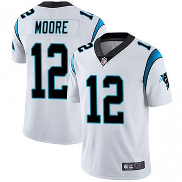 DJ Moore Carolina Panthers white Vapor jersey