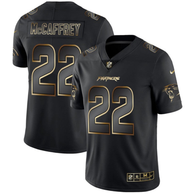 Christian McCaffrey Carolina Panthers black jersey