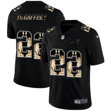 Christian McCaffrey Carolina Panthers black Limited jersey