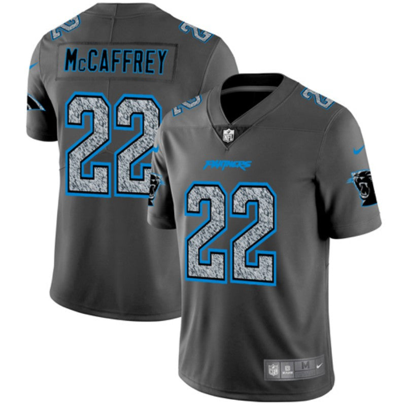 Christian McCaffrey Carolina Panthers gray Fashion Static jersey