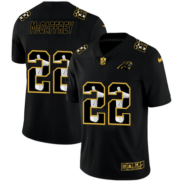 Christian McCaffrey Carolina Panthers black Limited jersey