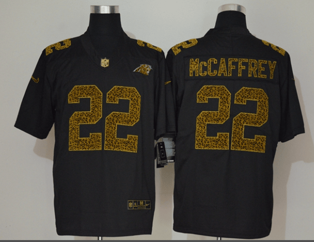 Christian McCaffrey Carolina Panthers black Vapor jersey