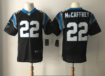 Christian McCaffrey Carolina Panthers black Elite jersey