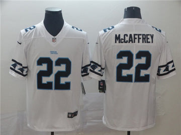 Christian McCaffrey Carolina Panthers white Limited jersey