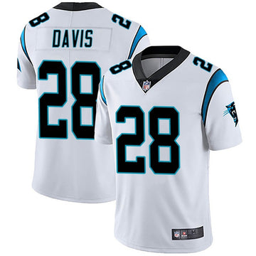Mike Davis Carolina Panthers white Vapor jersey