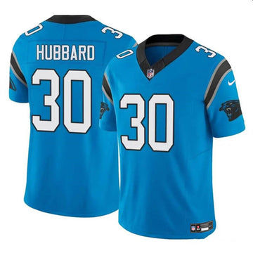 Chuba Hubbard Carolina Panthers blue Limited jersey