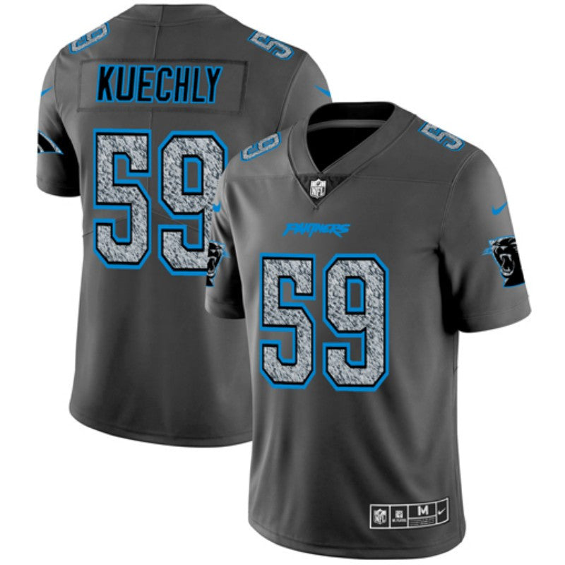 Luke Kuechly Carolina Panthers gray Fashion Static jersey