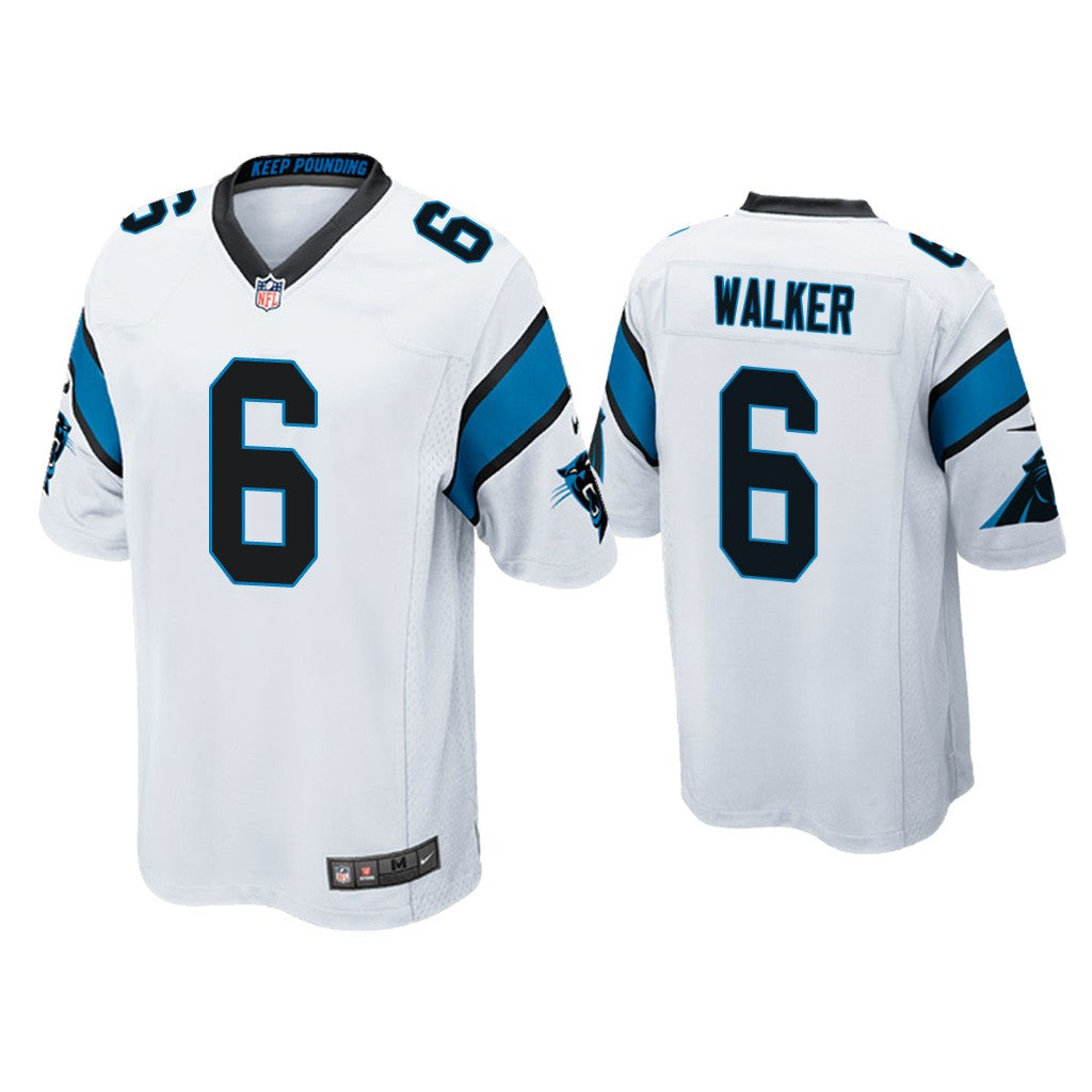 P.J. Walker Carolina Panthers white Game jersey