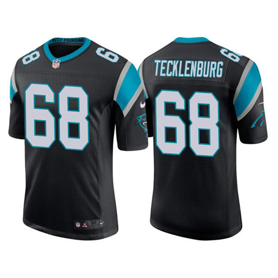 Sam Tecklenburg Carolina Panthers black Game jersey