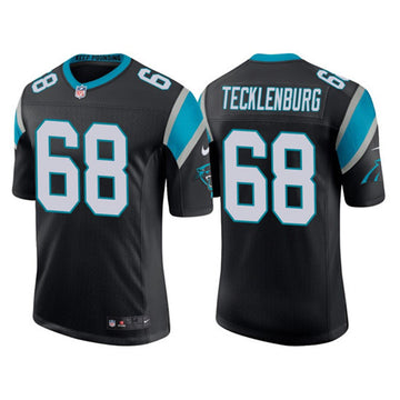 Sam Tecklenburg Carolina Panthers black Game jersey