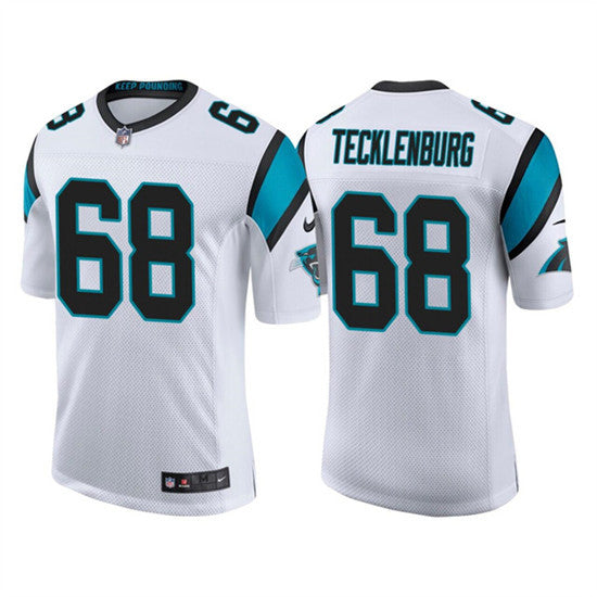 Sam Tecklenburg Carolina Panthers white Game jersey